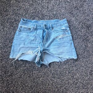 American Eagle Light Blue Denim Shorts